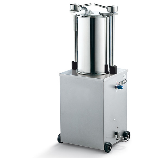 Wurstfüllmaschine, Vertikal, Hydraulik, Zylinder -Inhalt 15 Liter, -L=495 mm, -Ø 200 mm