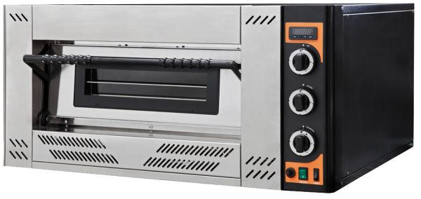 Gas Pizzaofen, Erd Gas, 4 Pizzen, Ø 330 mm