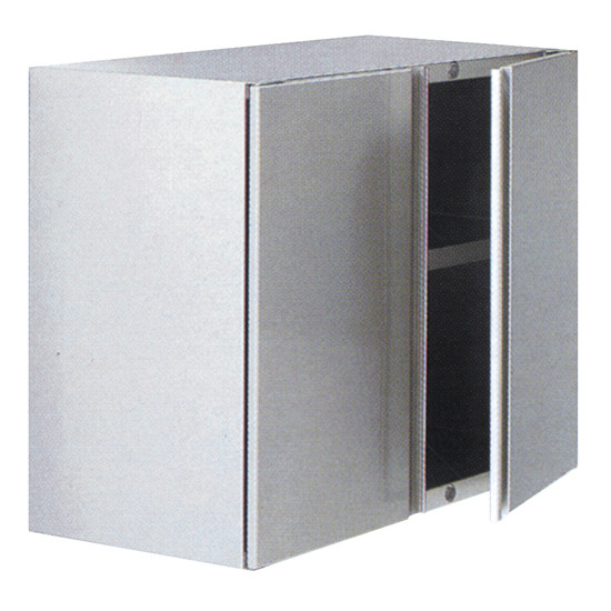 Wandhängeschrank, Flügeltür, Zwischenbord, 400x400 mm