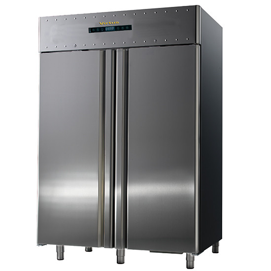 Kühlschrank, 1400 Liter, aus Edelstahl für Fisch mit statischer Kühlung, -2 °C/+8 °C