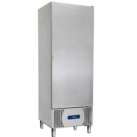 Kühlschrank, 550 Liter, aus Edelstahl, auf Füßen, -1 °C/+8 °C