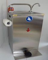 Mobiles Handwaschbecken Typ 2 mit Fußbedienung